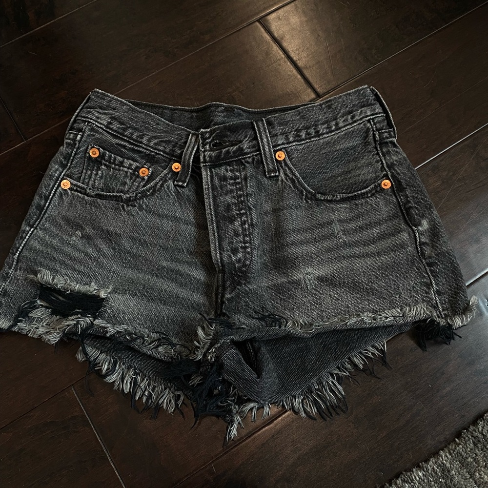 Levi black Denim shorts